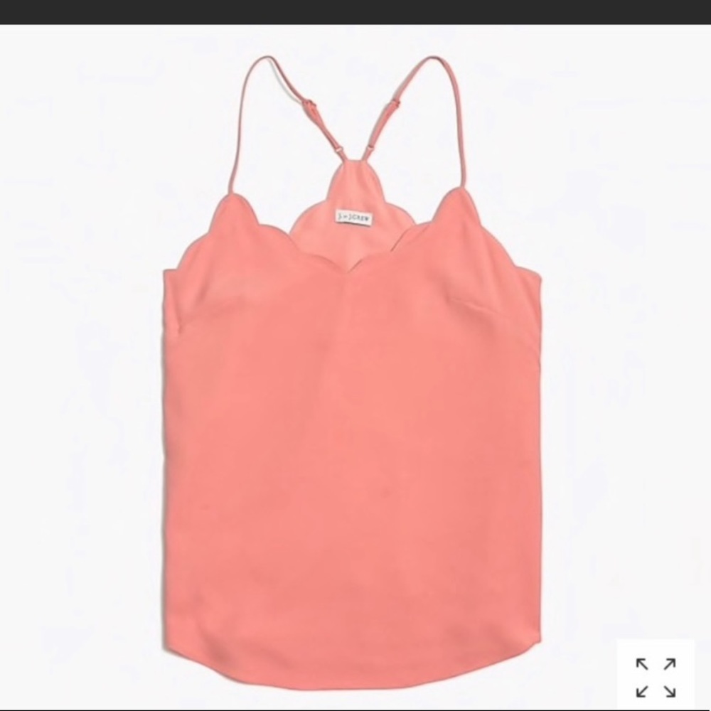 J. Crew Scalloped Tank